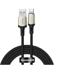 Baseus Cafule VOOC USB-C Провод для Зарядки 5A / PD / SuperCharge / QC 3.0 / 200 cm Черный