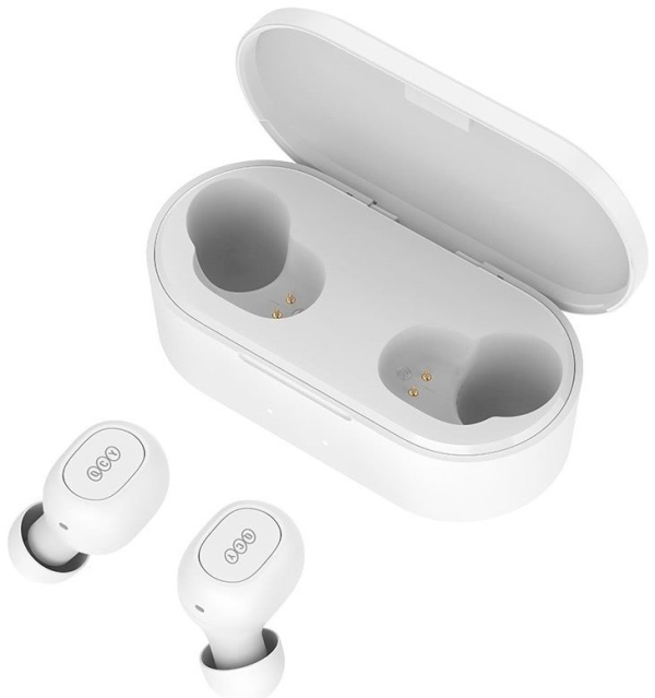 QCY T2C Airpods Bluetooth 5.0 наушники с микрофоном (MMEF2ZM/A) белые