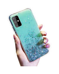 Fusion Glue Glitter Back Case Силиконовый чехол для Apple iPhone 7 / 8 / SE 2020 Зеленый