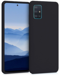 Fusion Soft Matte Back Case Силиконовый чехол для Samsung A715 Galaxy A71 Черный