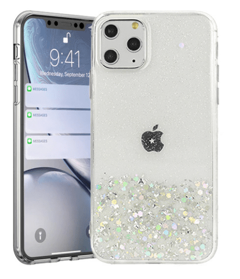 Fusion glue glitter силиконовый чехол для Apple iPhone 13 Mini прозрачный