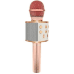 Goodbuy микрофон для караоке со встроенным динамиком bluetooth / 3 Вт / aux / голосовой модулятор / USB / Micro SD светло-розовый