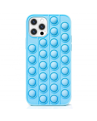 Fusion Pop it силиконовый чехол для Apple iPhone 12 / 12 Pro синий