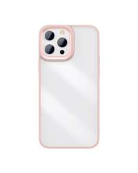 Baseus Crystal Transparent Case for iPhone 13 Pro (pink)