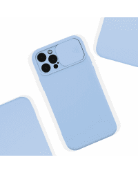 Fusion Camera Protect силиконовый чехол для Apple iPhone 13 Pro Max светло синий