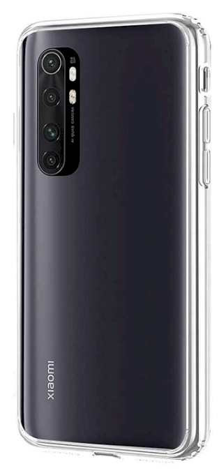 Fusion Ultra Back Case 1 mm Прочный Силиконовый чехол для Xiaomi Mi Note 10 Lite Прозрачный