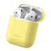 Baseus Ultrathin Series Силиконовый чехол для наушников Apple Airpods 1 / 2 Желтый