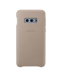 Кожаный чехол Samsung EF-VG970LJEGWW для Samsung G970 Galaxy S10e серый