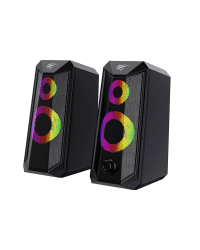 HAVIT SK202 Компьютерные колонки 2.0 RGB (черный)