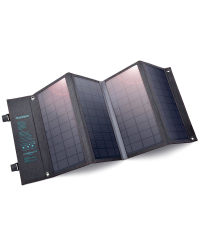 Choetech Foldable Solar Charger Solar Photovoltaic 36W Quick Charge Power Delivery USB / USB Type C (94 x 36 cm) Gray (SC006)