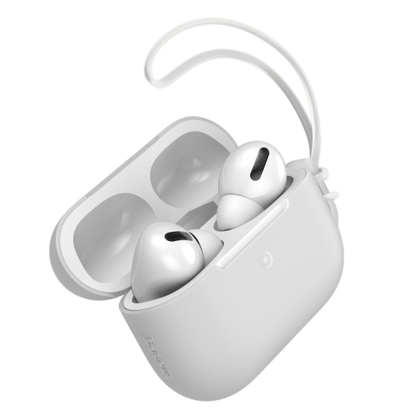 Baseus Let''s go Силиконовый чехол для наушников Apple Airpods Pro белый