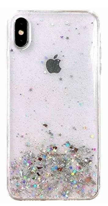 Fusion Glue Glitter Back Case Силиконовый чехол для Apple iPhone 11 Прозрачный