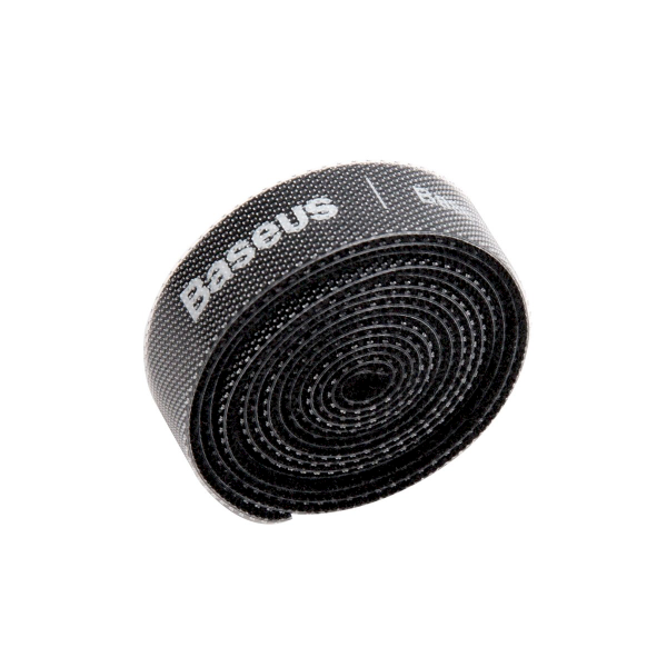 Baseus Colourful Circle Velcro Straps 1m Black