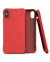 Fusion Solaster Back Case Силиконовый чехол для Apple iPhone X / XS Красный