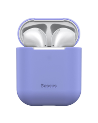 Baseus Ultrathin Series Силиконовый чехол для наушников Apple Airpods 1 / 2 Фиолетовый