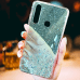 Fusion Glue Glitter Back Case Силиконовый чехол для Samsung A202 Galaxy A20e Зеленый