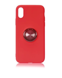 Fusion ring силиконовый чехол с магнитом для Apple iPhone 7 / 8 / SE 2020 красный