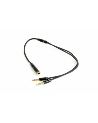 Gembird 2 x 3.5mm Combo Male - 3.5mm Mic|Audio Metal