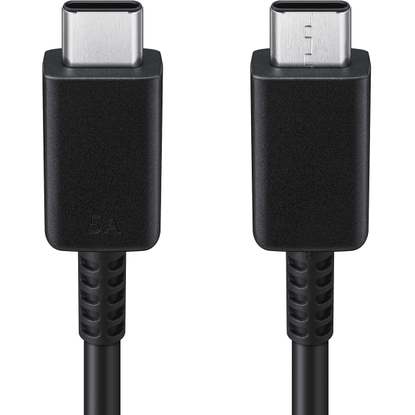 Универсальный кабель USB-C Samsung EP-DN975BBEGWWW | 1,0 м | 5A | 45 Вт| черный (OEM)