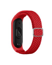 Fusion Braided Cloth ремешок для часов Xiaomi Mi Band 3 / Mi Band 4 / Mi Band 5 / Mi Band 6 красный