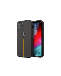 Ferrari FEOMSHCP12MDG Off Track Силиконовый чехол для Apple iPhone 12 / 12 Pro Серый