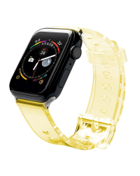 Fusion Light силиконовый ремешок для Apple Watch 42mm / 44mm / 45мм желтый