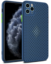 Fusion Breathe Case Силиконовый чехол для Apple iPhone 12 / 12 Pro Синий