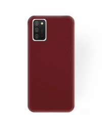 Fusion soft matte back case силиконовый чехол для Samsung A025 Galaxy A02S темно красный