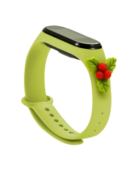 Fusion Xmas Mistletoe ремешок для часов Xiaomi Mi Band 5 / Mi Band 6 зеленый