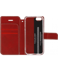 Molan Cano Issue Book Case for Samsung Galaxy S21 FE Red
