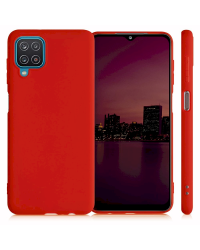 Fusion elegance fibre прочный силиконовый чехол для Samsung A125 Galaxy A12 красный