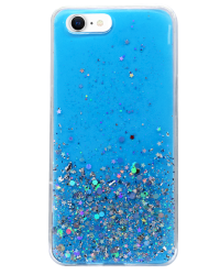 Fusion Glue Glitter Back Case Силиконовый чехол для Apple iPhone 7 / 8 / SE 2020 Синий
