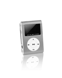 Setty MP3 Супер компактный проигрыватель с LCD экраном / FM Радио и слотом карты памяти microSD + Наушники Серый