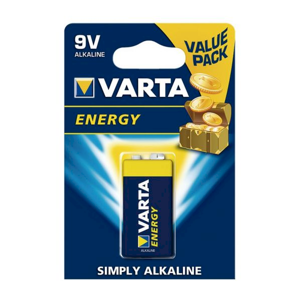 Алкалиновая батарея Varta 9V 4122/1 6LP / 9V (EU Blister)