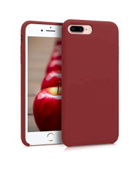 Fusion soft matte back case силиконовый чехол для Apple iPhone 7 / 8 / SE 2020 темно красный