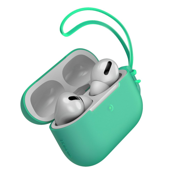 Baseus Let''s go Силиконовый чехол для наушников Apple Airpods Pro Зеленый