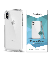 Fusion Ultra Clear Series 2 mm Силиконовый чехол для Apple iPhone X / XS Прозрачный (EU Blister)