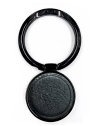 LGD Leather Ring Универсальный держатель кольцо для телефона Черный