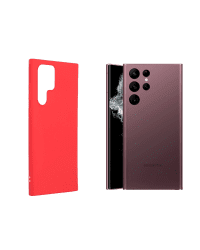 Fusion soft matte back case силиконовый чехол для Samsung S908 Galaxy S22 Ultra красный