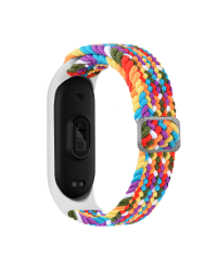 Fusion Braided Cloth ремешок для часов Xiaomi Mi Band 3 / Mi Band 4 / Mi Band 5 / Mi Band 6 многоцветный