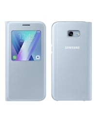 Samsung EF-CA520PLEGWW S View Чехол с окошком для Samsung A520 Galaxy A5 (2017) Синий