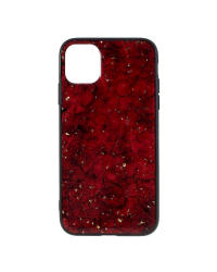 Fusion Art Epoxy Back Case Силиконовый чехол для Apple iPhone 11Темно Красный
