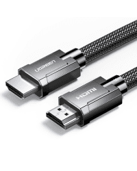 Ugreen HDMI 2.1 cable 8K 60 Hz / 4K 120 Hz 3D 48 Gbps HDR VRR QMS ALLM eARC QFT 2 m gray (HD135 70321)