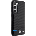 BMW M PU Carbon Blue Line Case for Samsung Galaxy S23 Black