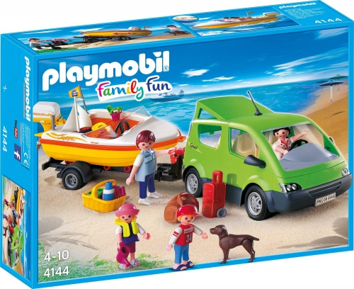 Playmobil 4144 - Family Van with Boat Trailer