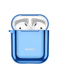 Baseus Shining Hook Силиконовый чехол для наушников Apple Airpods 1 / 2 синий