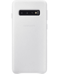 Кожаный чехол Samsung EF-VG973LWEGWW для Samsung G973 Galaxy S10 белый