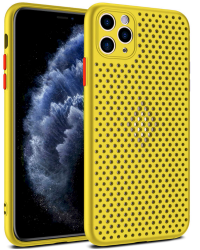 Fusion Breathe Case Силиконовый чехол для Apple iPhone 12 Mini Желтый