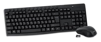 Omega OKM071B Беспроводной комплект Клавиатура + Мышь Черный (ENG / RUS)