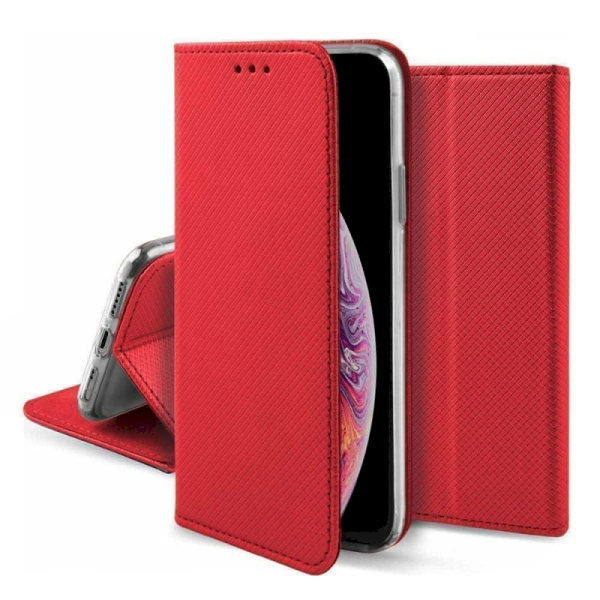 Fusion Magnet Case Книжка чехол для Xiaomi Mi 8 Pro Красный